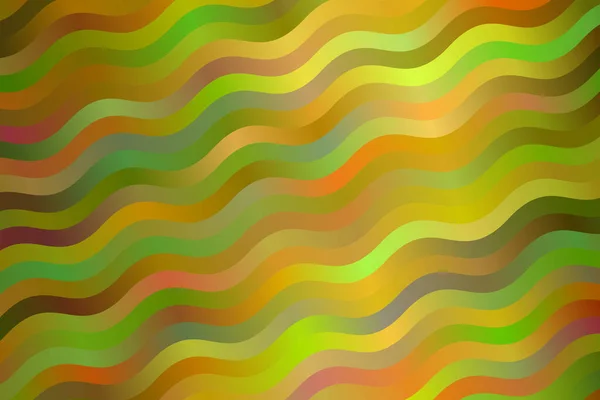 强烈的棕色和黄色波抽象矢量背景 — 图库矢量图片