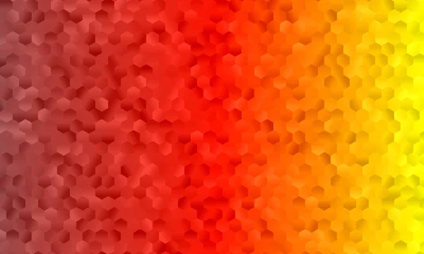 Mooie Oranje Gele Veelhoekige Achtergrond Digitaal Gemaakt — Stockvector
