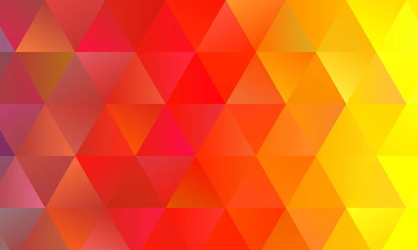 Pozitivní Oranžové Žluté Polygonální Pozadí Digitálně Vytvořené — Stockový vektor