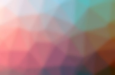 Kırmızının küçük cam zemin boyunca soyut çizimi.