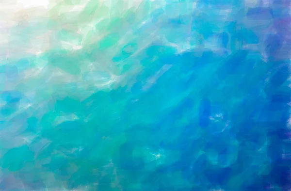 Абстрактна Ілюстрація Синьо Зеленого Акварельного Фону — стокове фото