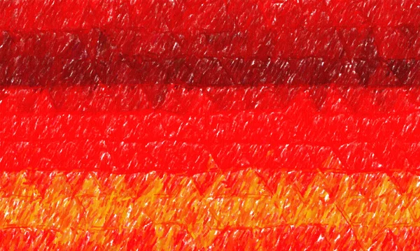 Fondo Lápiz Color Abstracto Rojo Naranja Creado Digitalmente — Foto de Stock