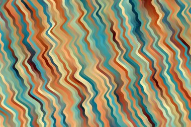 Turuncu, kırmızı ve mavi dalgalar soyut arkaplan. İhtiyaçlarınız için harika illüstrasyon.