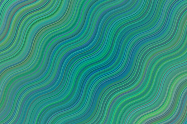 Olas Verdes Magnífico Fondo Vector Abstracto — Vector de stock