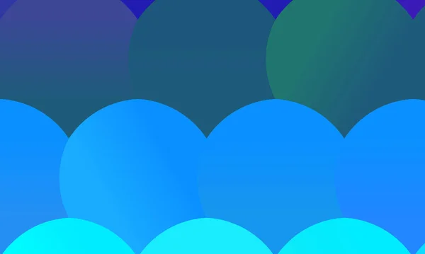 Cercles Bleus Fond Abstrait Excellente Illustration Pour Vos Besoins — Image vectorielle