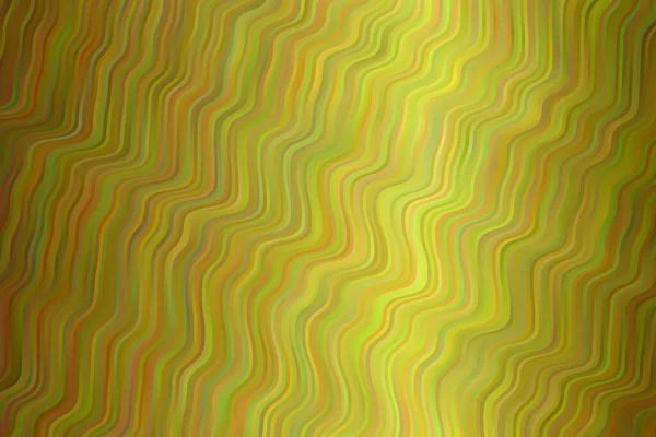 色彩斑斓的棕色和黄色波浪抽象矢量背景 — 图库矢量图片