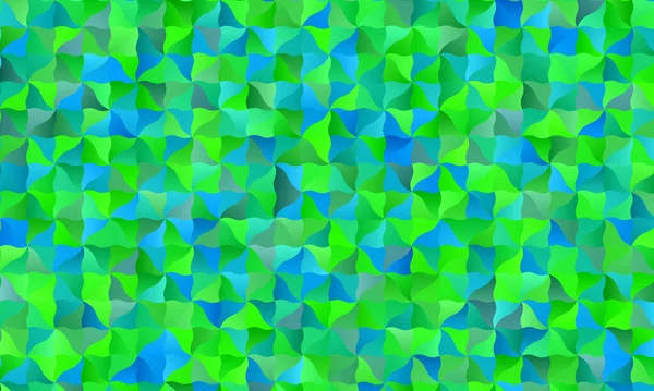 Güzel Yeşil ve açık mavi çokgen arkaplan, dijital olarak oluşturuldu