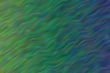 Muhteşem açık yeşil ve mavi dalgalar soyut vektör arkaplanı.