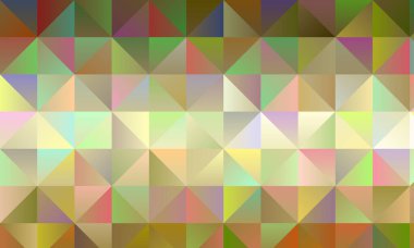 Yaratıcı kahverengi ve sarı çokgen arkaplan, dijital olarak oluşturuldu