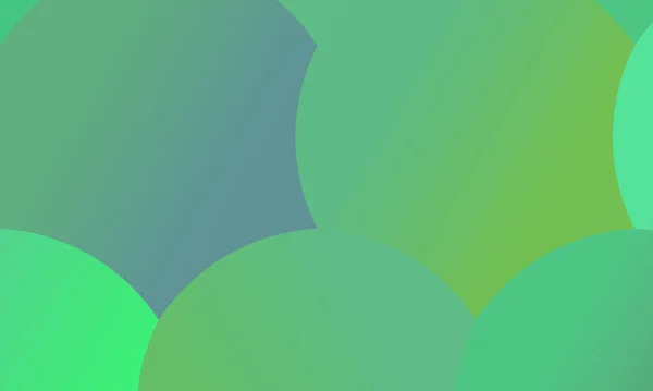Pretty Green Кружит Вокруг — стоковый вектор