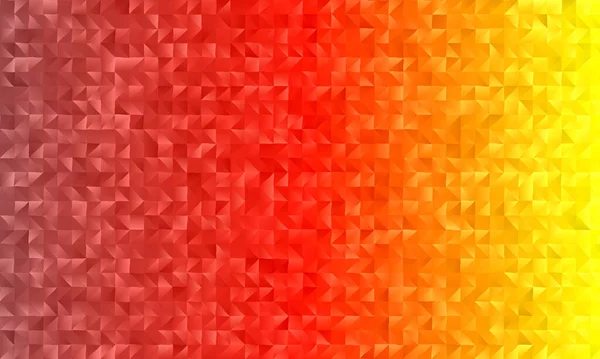 Beautiful Orange Yellow Polygonal Background Digitally Created — Stock Vector