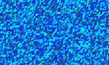 Mavi çokgen soyut arkaplan. İhtiyaçlarınız için harika illüstrasyon.