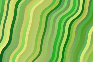 Güçlü yeşil ve sarı dalgalar soyut vektör arkaplanı.