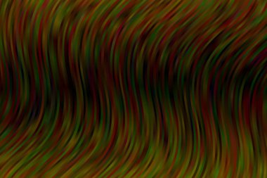 Renkli kahverengi dalgalar soyut vektör arkaplanı.