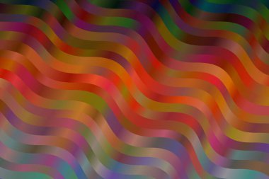 Güzel kırmızı, siyah ve turuncu dalgalar soyut vektör arkaplanı.