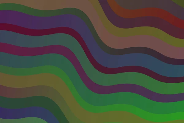 彩色绿光和洋红波抽象矢量背景 — 图库矢量图片