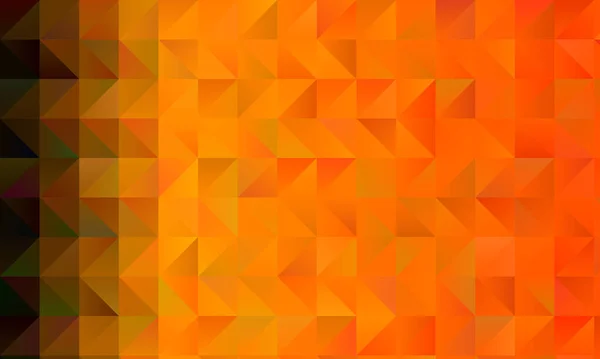 Ziemlich Orangefarbener Und Dunkler Polygonaler Hintergrund Digital Erstellt — Stockvektor