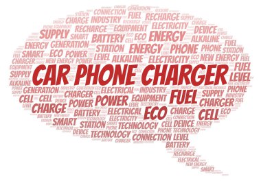 Otomobil Telefonu Yükleyici kelime kelime bulutu sadece metin ile oluşturulur. 