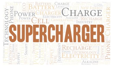 Süperşarj kelime kelime bulutu sadece metin ile oluşturulur. 