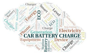 Araba aküsü yükleme kelime kelime bulutu sadece metin ile oluşturulur. 