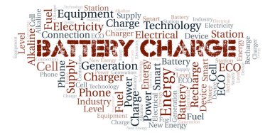 Pil Yükleme kelime bulutu sadece metin ile oluşturulur. 