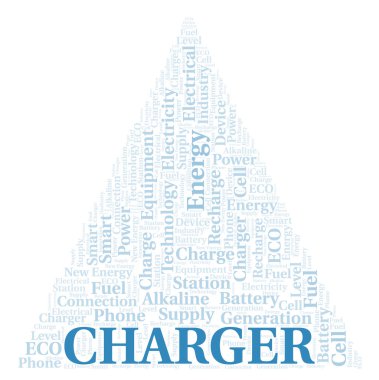 Şarj kelime bulutu sadece metin ile oluşturulur.