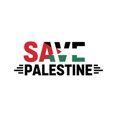 illustration of a sign with text palestine for the national day of palestine.