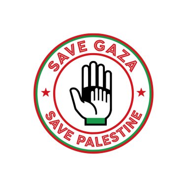 palestine for palestine. stop palestine. vector illustration