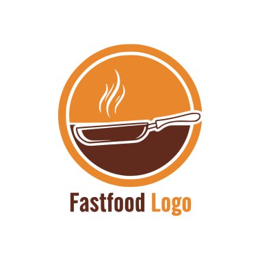 Fast Food Logo şablonu