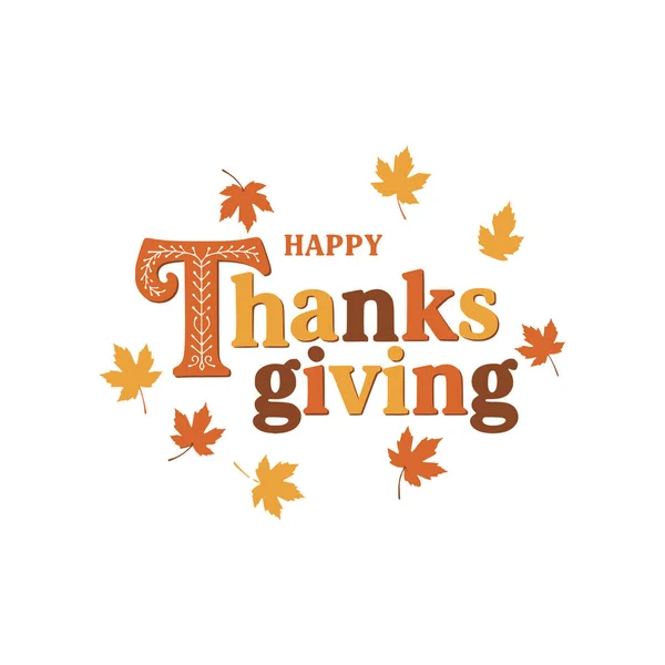 Şükran günü yazı kartı