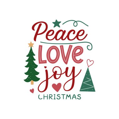 Feliz Navidad tarjeta de felicitación, ilustración vectorial