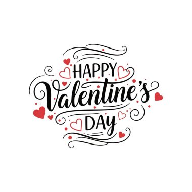 Sevgililer Günün kutlu olsun. Vektör illüstrasyonu