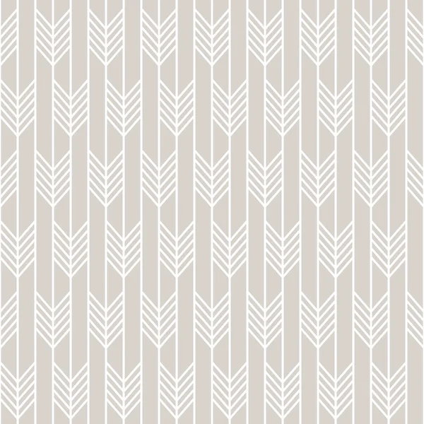Modèle Vectoriel Monochrome Scandinave Moderne Sans Couture Avec Des Flèches — Image vectorielle