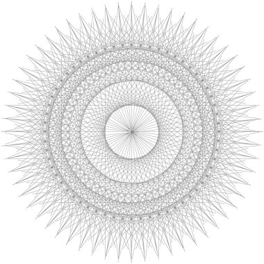 Guillochlu rozet arka plan, doku. Bu sertifika, diploma için arka plan olarak kullanılabilir