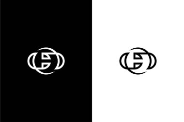 Modern Harf CD ve Planet veya Harf CD Cosmos konsept vektör simgesi