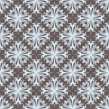 Damasko sorunsuz vektör desen. Vektör arka plan