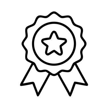 En büyük başarı kurdeleli birincilik rozeti simgesi