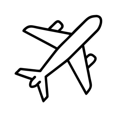 Küresel hava taşımacılığı için bir uçağın ana simgesi.
