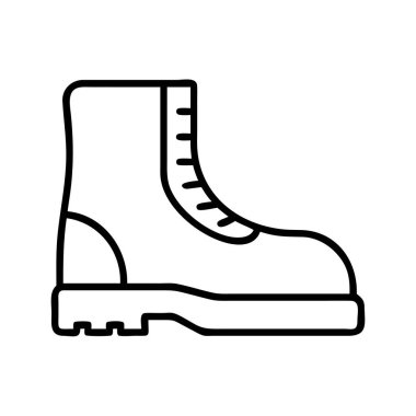 Çalışma güvenliği başlangıç ana hatları ikon vektör grafik tasarım sanatı