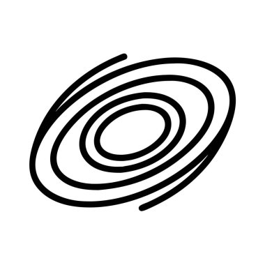 Bu temiz, izole grafik, çeşitli modern projeler ve markalaşma için uygun dinamik, soyut bir tasarım yaratan, bir dizi akıcı, konsantre siyah oval çizgilere sahiptir..