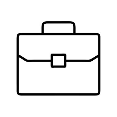 Profesyonel bir evrak çantasını temsil eden temiz, basit bir sanat simgesi. İş, finans ve ofis ile ilgili tasarımlar için ideal, hırsı, başarıyı ve resmi konuları açık bir şekilde sembolize eden.