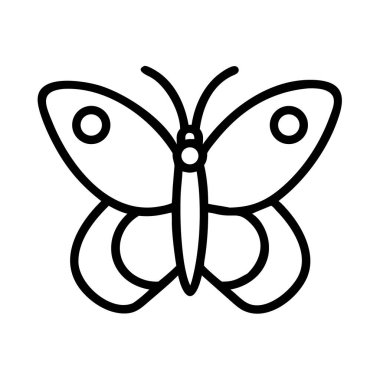 Hassas kanatları ve antenleri olan stilize edilmiş bir kelebeği gösteren minimalist bir sanat çizgisi çizimi. Bu temiz ve zarif vektör grafiği web tasarımı, uygulama ve yazdırma kullanımı için mükemmeldir..