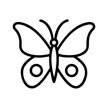 Basit bir kelebek çizgisi çizimi, web tasarımı, uygulama simgeleri, markalaşma ve dekoratif elementler için mükemmel. Temiz, ölçeklenebilir bir vektör grafiği.