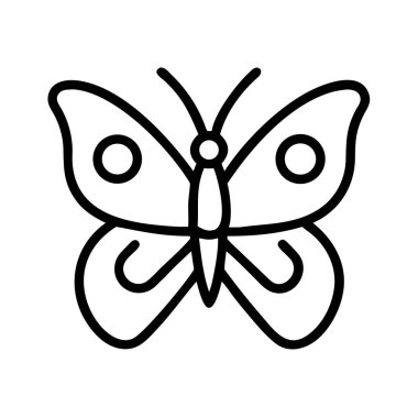Minimalist siyah çizgili kelebek ikonu, web tasarımı, uygulamalar, sunumlar ya da basım için mükemmel. Bu temiz, ölçeklenebilir vektör doğayı, özgürlüğü ve güzelliği temsil ediyor..