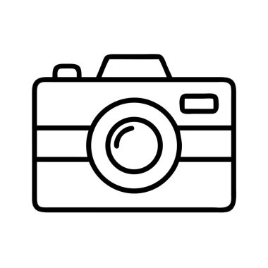 Medyaya, hafızaya veya görsel hikaye anlatımına ilişkin kavramları aktarmak için ideal klasik bir fotoğraf makinesinin yer aldığı minimalist bir çizgi çizimi. Çeşitli tasarım projeleri, web ve uygulamalar için temiz vektör grafiği.
