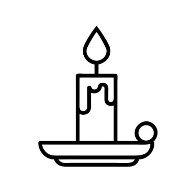 Yanan bir mumun, erimiş balmumu damlaları ve belirgin bir alevin, tertemiz, minimalist tasviri. Kutlama, meditasyon, hatırlama ve sakinlik temaları için ideal.