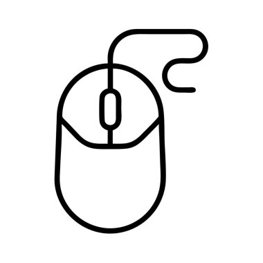 Basit, minimalist bir sanat simgesi. Parşömen tekerleği olan klasik bir bilgisayar faresini tasvir ediyor. Teknoloji, internet ve kullanıcı arayüzü tasarım kavramları, yazılım ve donanım için mükemmel.