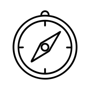 Temiz, basit bir pusula simgesi. Seyrüsefer, seyahat, yön ve stratejik planlama için mükemmel. Web siteleri, uygulamalar ve kılavuzlar için ideal.