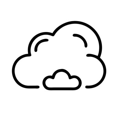 Bu bulut simgesi dijital veri depolama, uzaktan bilgisayar ve çevrimiçi hizmetleri somutlaştırır. Modern web sitesi tasarımı, uygulama arayüzleri ve teknoloji kavramları için mükemmel.