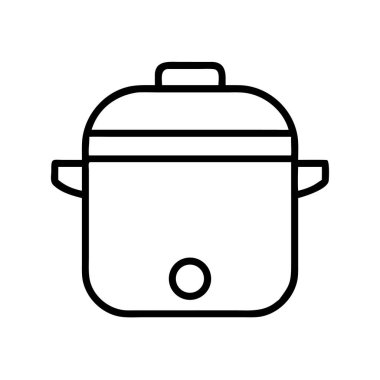 Mutfak aleti simgesi: pilav pişirici ya da yavaş pişiren